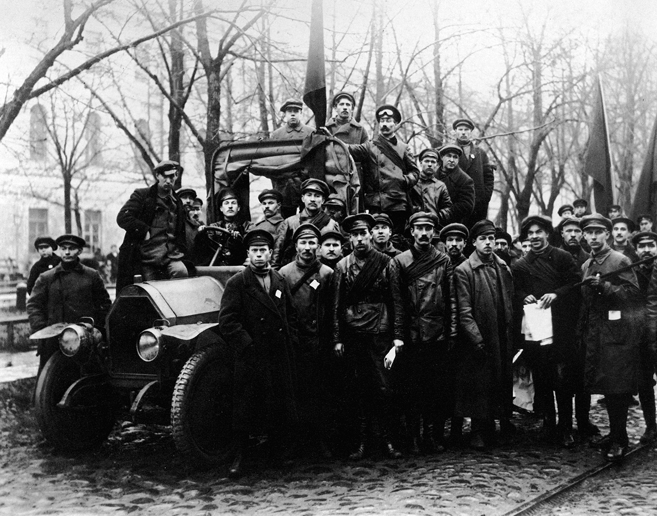革命が起こったロシアの1917年